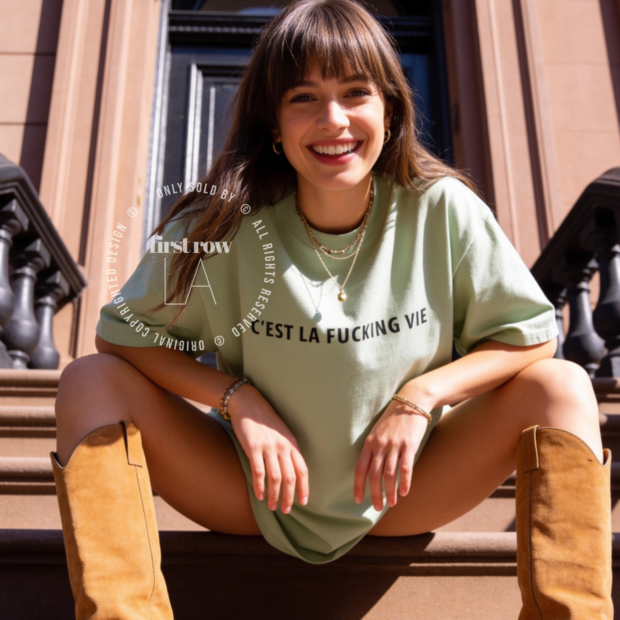 Woman wearing C'est la Vie, Cest La Fucking Vie T-Shirt, French Phrase Shirt, Paris Shirt, Paris Vacation, Unisex Shirt, French Quote, Vive La France 