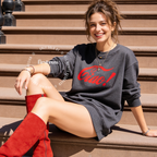 Woman wearing Ciao Italia shirt, Unisex, Sweatshirt, La Dolce Vita Italy Shirt, Old Money Tee, Amalfi Coast, Italian Cocktail, I Love Italy Sweatshirt
