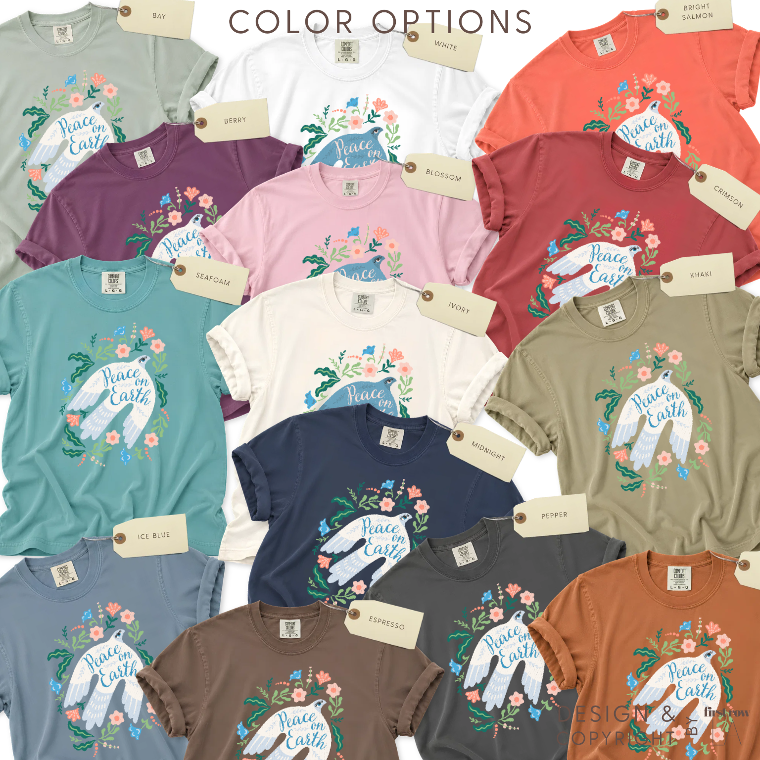 Peace on Earth Peace Dove T-Shirt