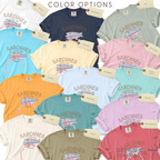Color options for French Sardines T-shirt. Available in white, navy, sage, light blue, pale yellow, pink, orange, mint, light blue, teal, lavender, cream, khaki, and coral.

Designed by first row LA
Copyright © by Lilo on Paper 2025.