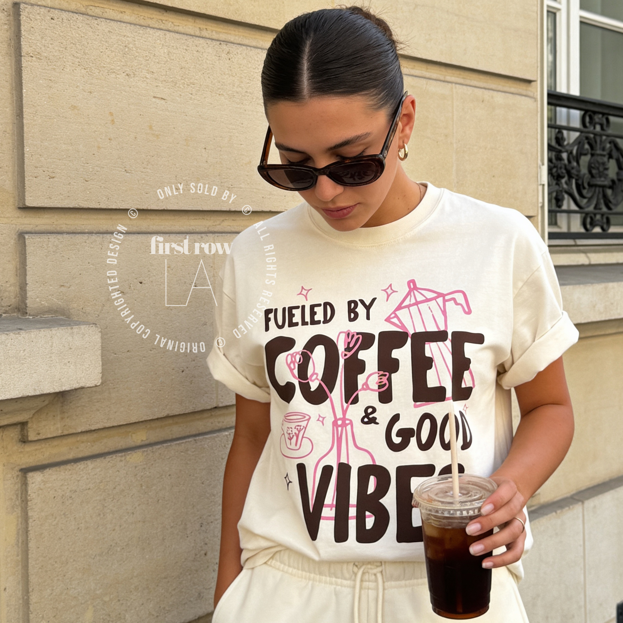 Fueled by Coffee and Good Vibes T-shirt