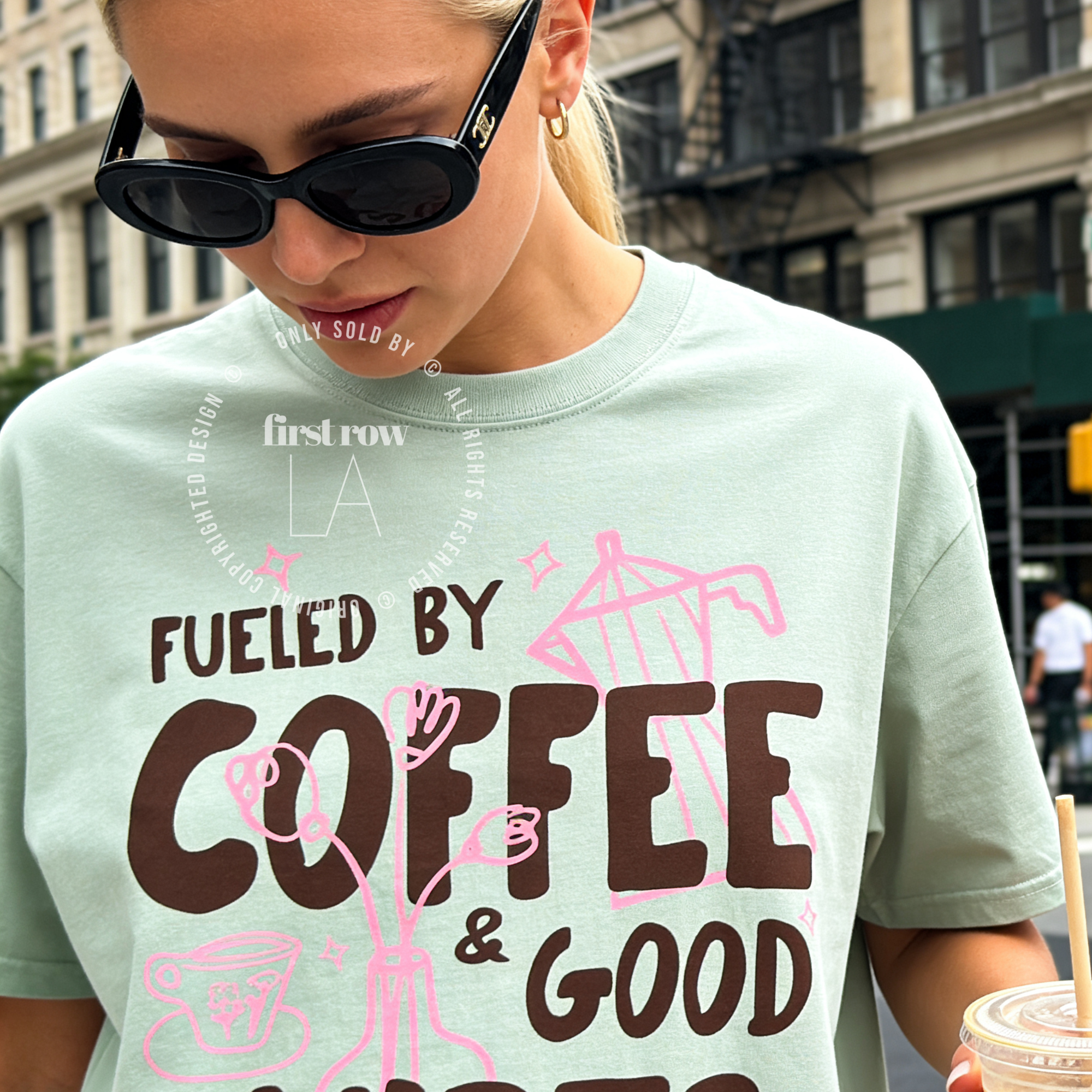 Fueled by Coffee and Good Vibes T-shirt