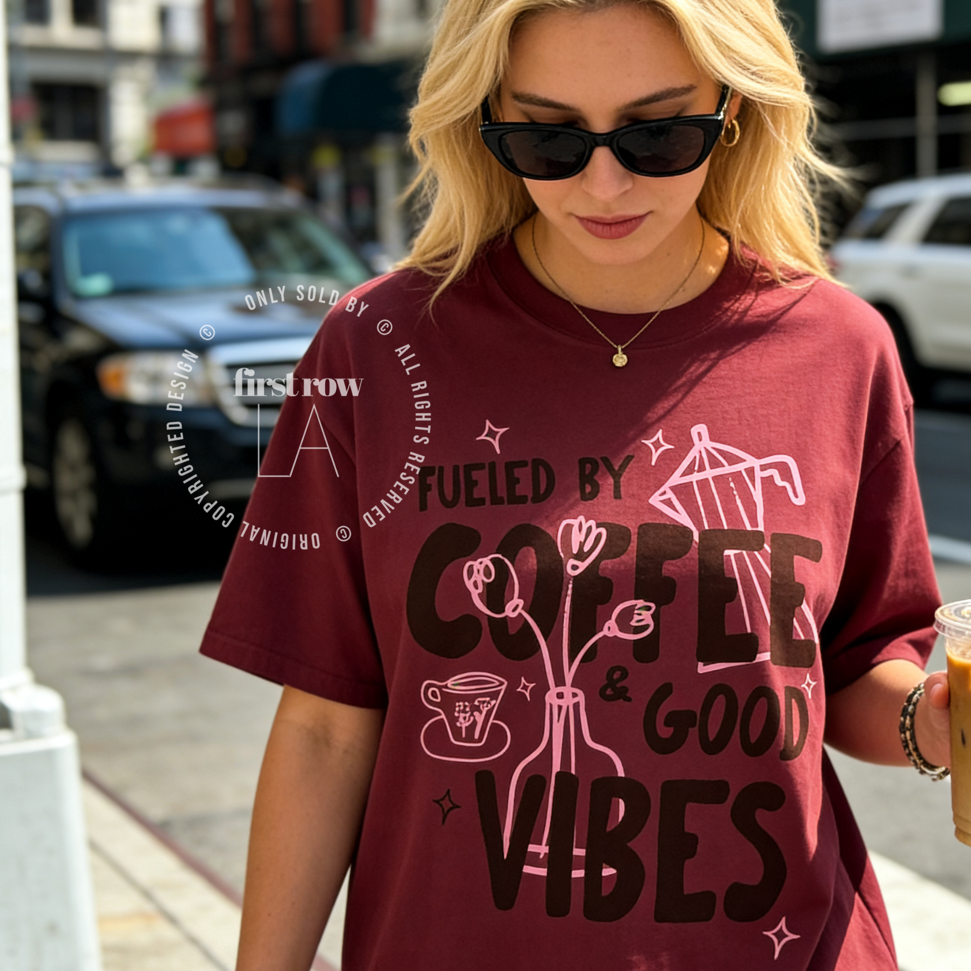 Fueled by Coffee and Good Vibes T-shirt