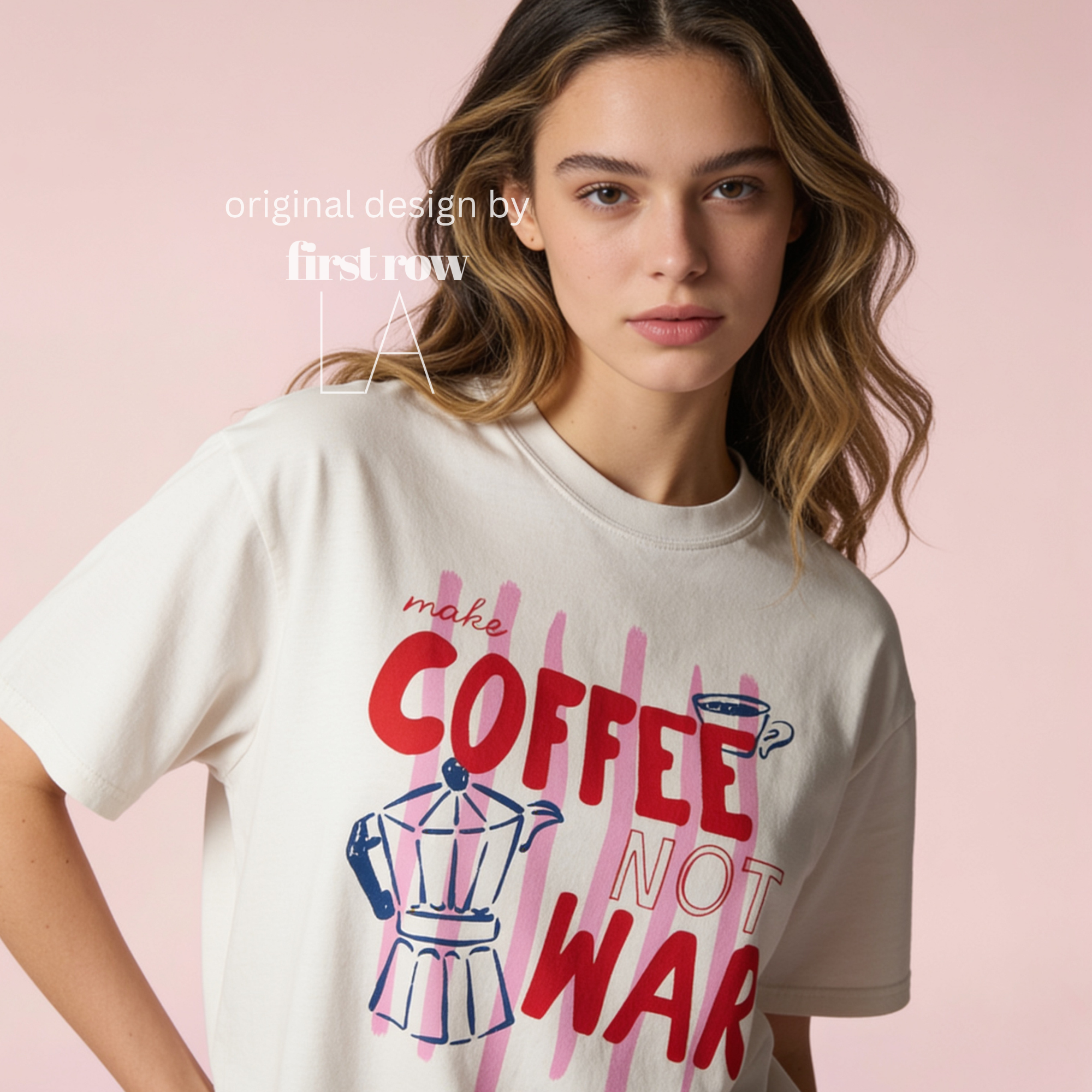 Make Coffee Not War T-Shirt