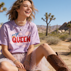 Woman wearing Nap Queen Shirt, Pink Cloud Tee, Cozy Summer T-Shirt, Sleepover T, Relaxation Tee, Self Care Shirt, Lazy Day Graphic Tee, Gift for Her