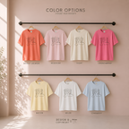 Color options for Lilo on Paper Martini cowgirl shirt. T

he shirts come in different colors and include salmon, blossom pink, ivory, crunchberry pink, butter yellow, white, and chambray blue. 

Original art by Lilo on Paper. All rights reserved first row LA.
