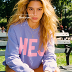 Woman wearing HEJ sweatshirt with pink print.

Original design and copyright © 2026 by First Row LA. All rights reserved. Unauthorized copying, reproduction, or use of this artwork or product photos is strictly prohibited.